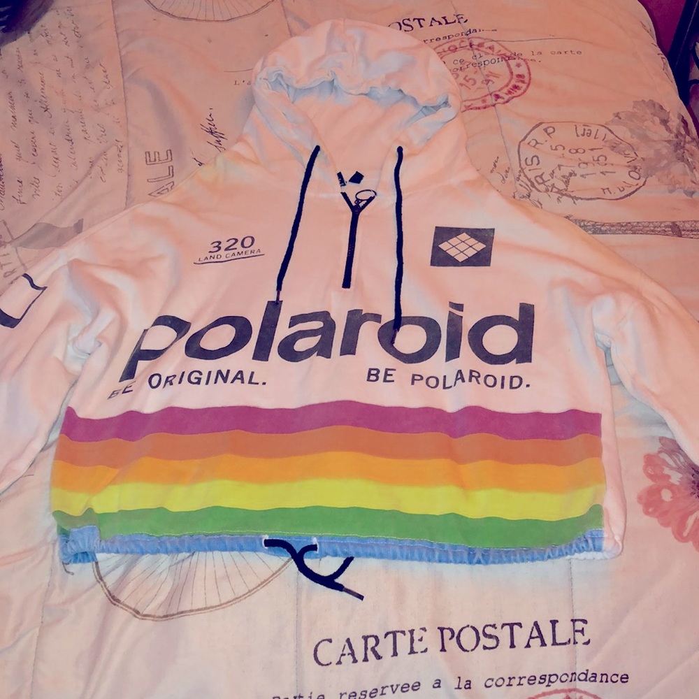 Polaroid crop jacket